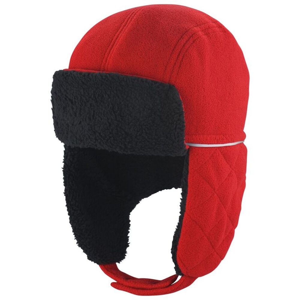 Result Winter Essentials Unisex Adult Ocean Trapper Hat / Red/Black
